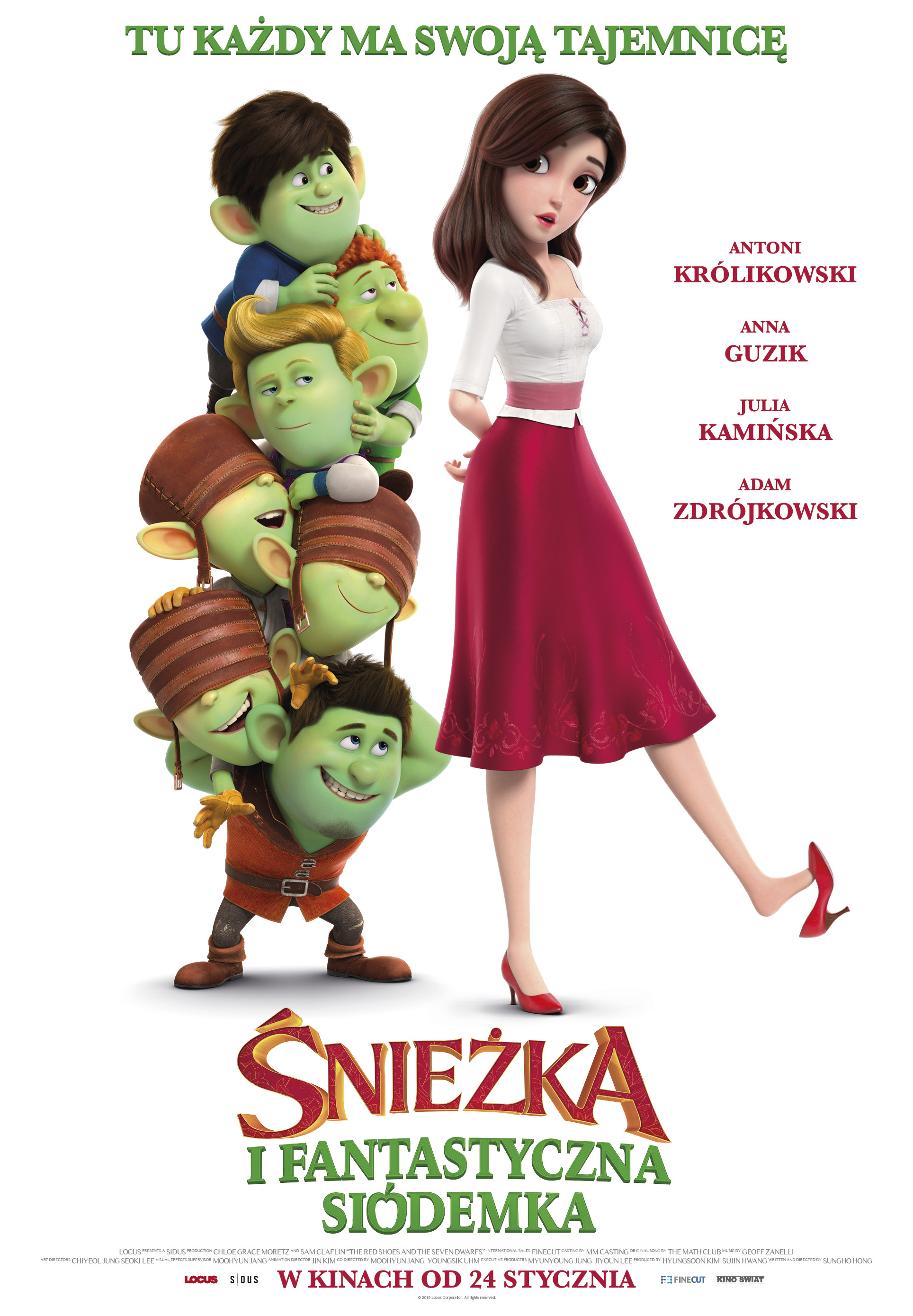Śnieżka i fantastyczna siódemka, kino, film