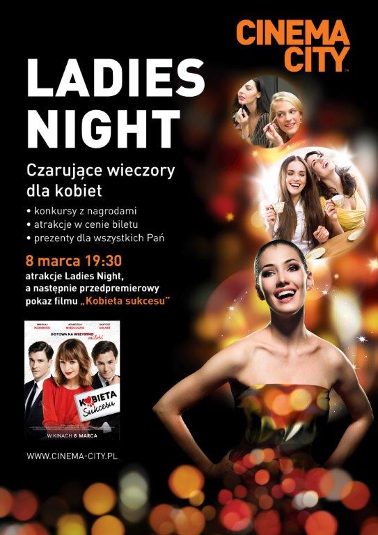 ladies night kobieta sukcesu, cinema city bonarka, dzień kobiet