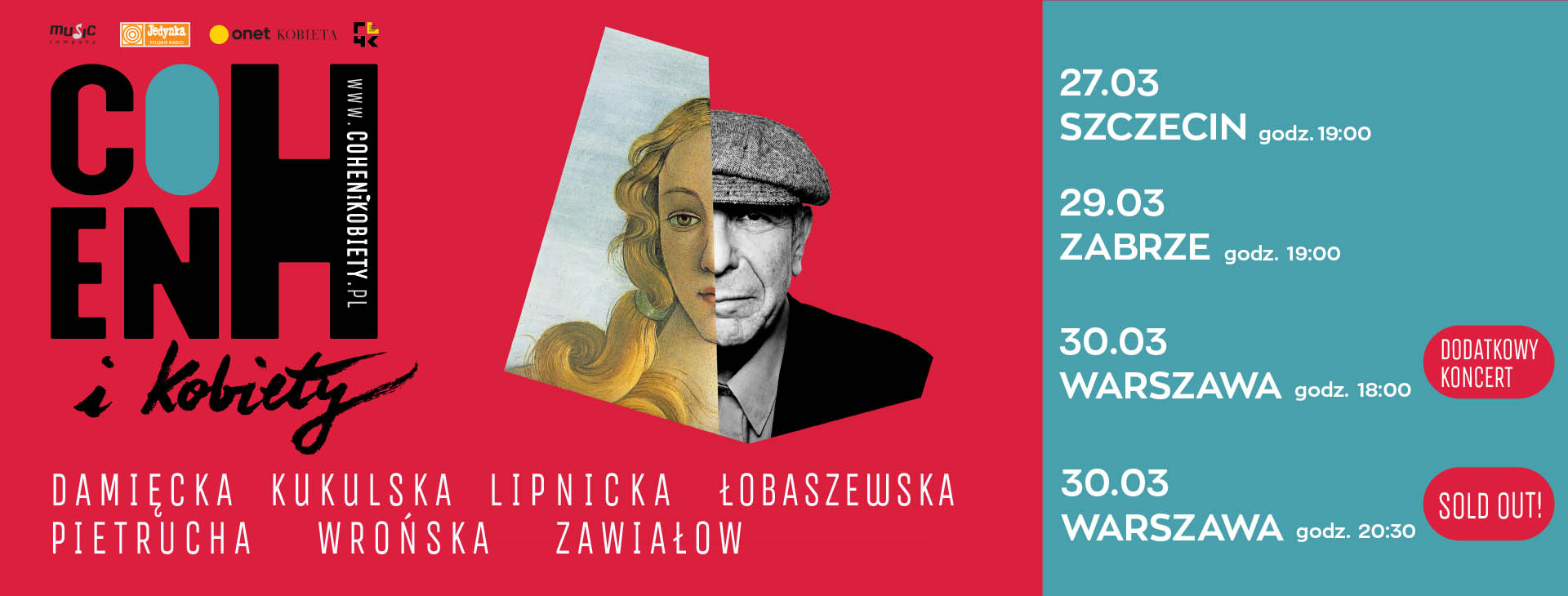 cohen i kobiety, trasa koncertowa 2020