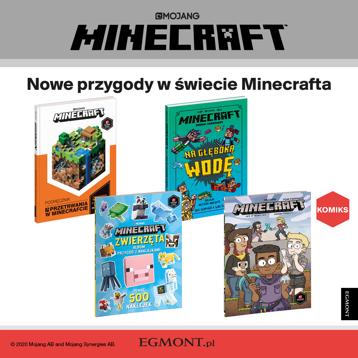 minecraft, egmont, nowości