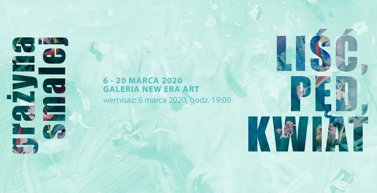 Liść, pęd, kwiat, wystawa, Grażyna Smalej, Kraków