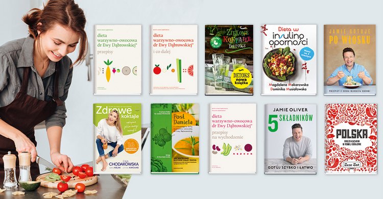 książki kulinarne, Empik 