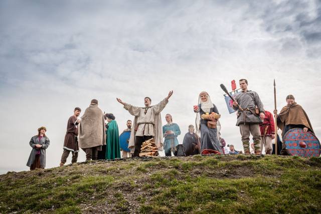 Tradycyjne Święto Rękawki, Kraków 2019, Kopiec Krakusa