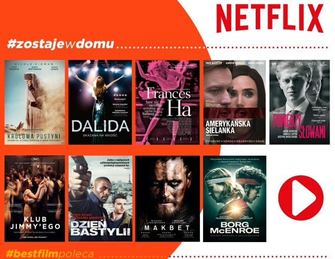 #zostanwdomu, best film, netflix, filmy