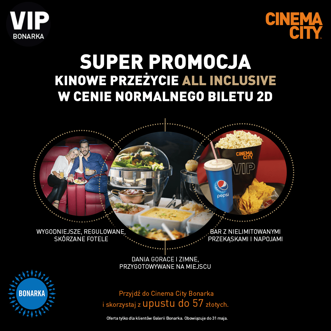 VIP Bonarka, Cinema City, promocja