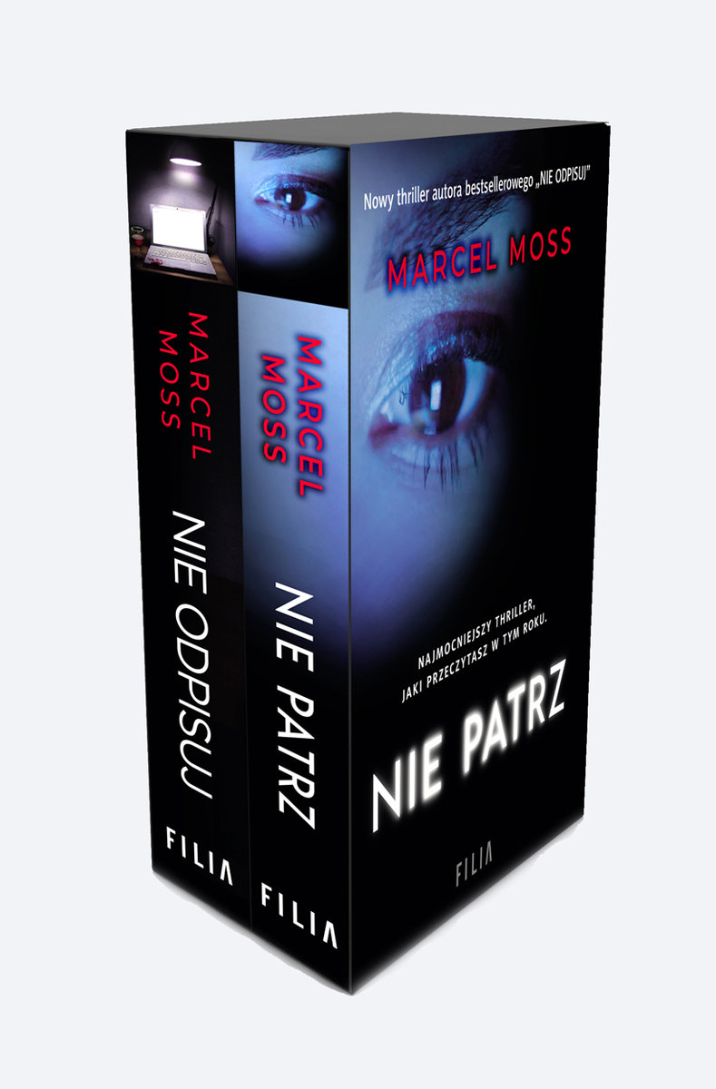 Pakiet Nie odpisuj Nie patrz, Moss Marcel, Wydawnictwo Filia