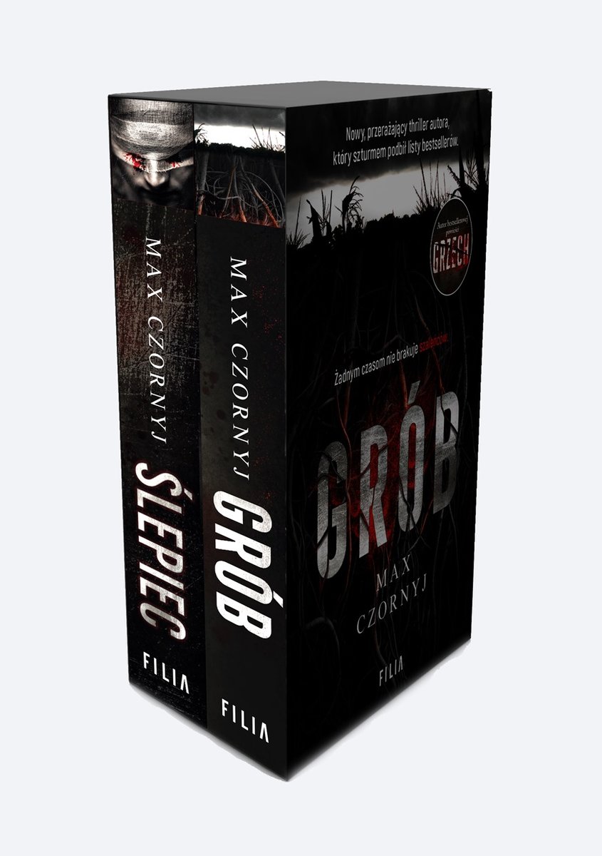 Pakiet: "Ślepiec / Grób" MAX CZORNYJ, Wydawnictwo Filia