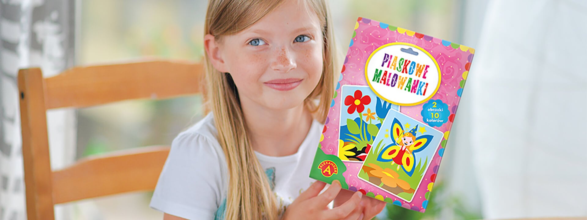 piaskowe malowanki, dzieci, alexander