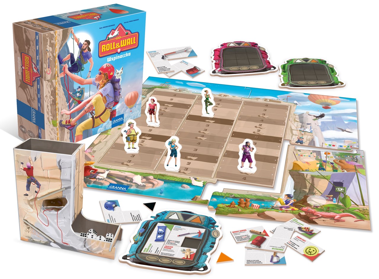 roll and wall wspinaczka, granna, gra