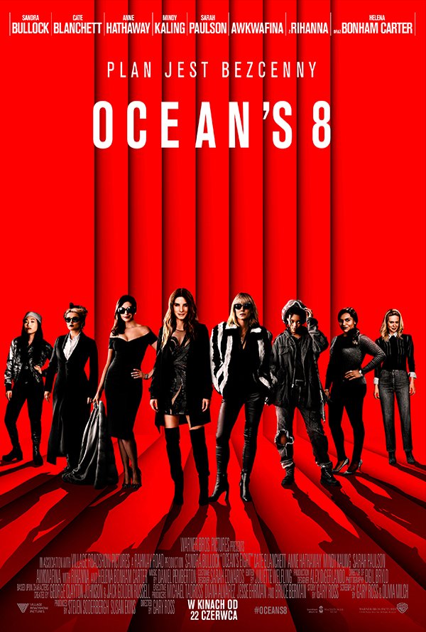 oceans's 8, cinema city