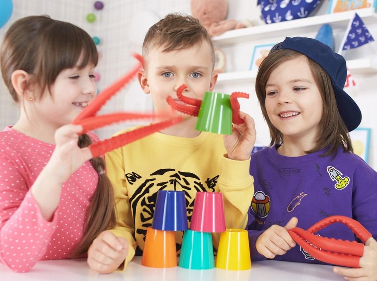 sprytna ośmiornica, trefl, gra