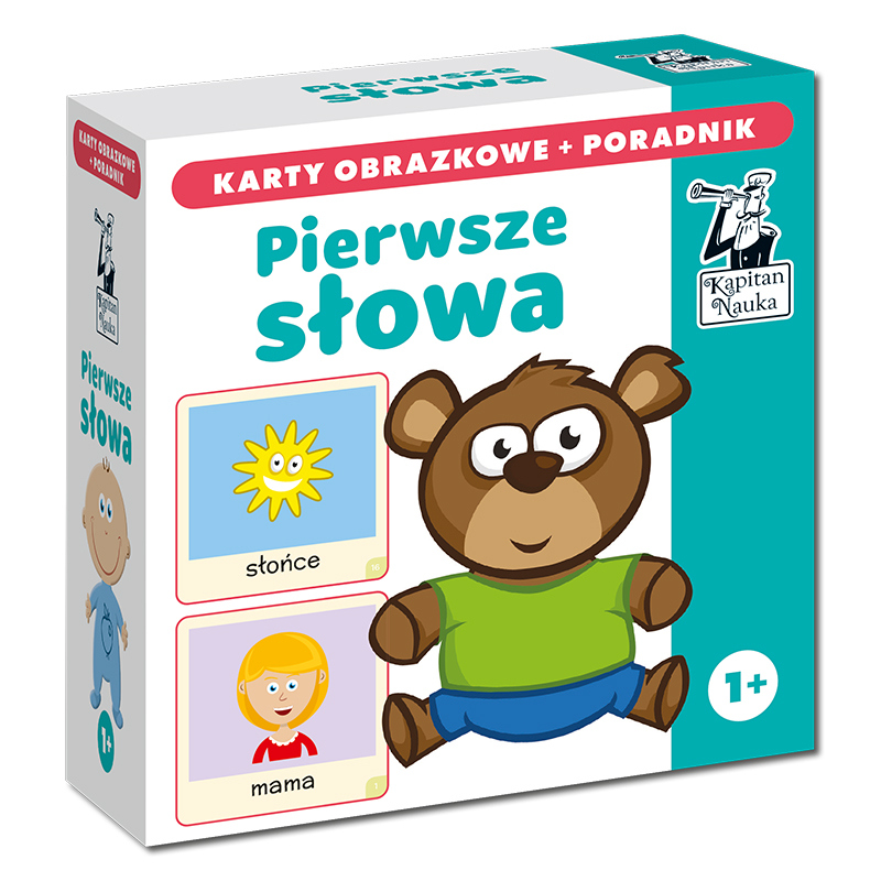 pierwsze słowa, karty obrazkowe, poradnik, edgard