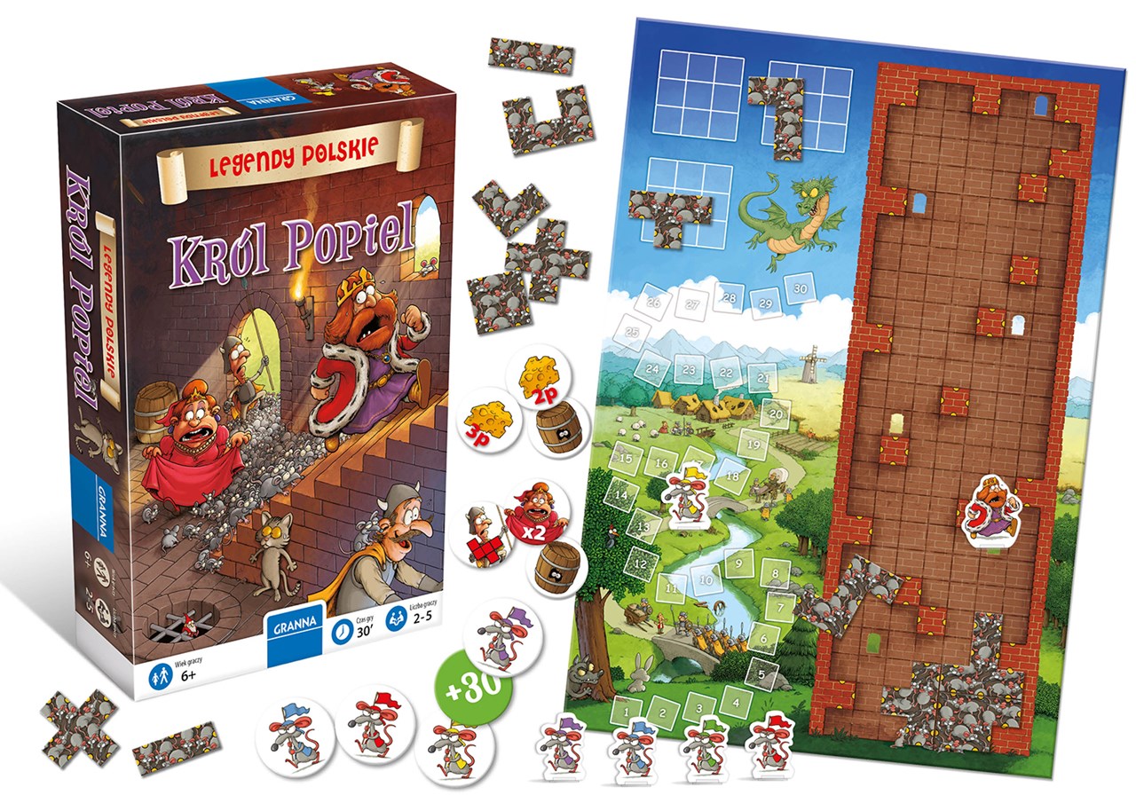 król popiel, gra, granna