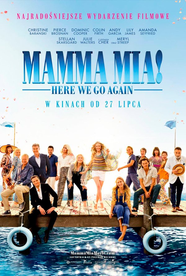 Mamma Mia 2, Cinema City