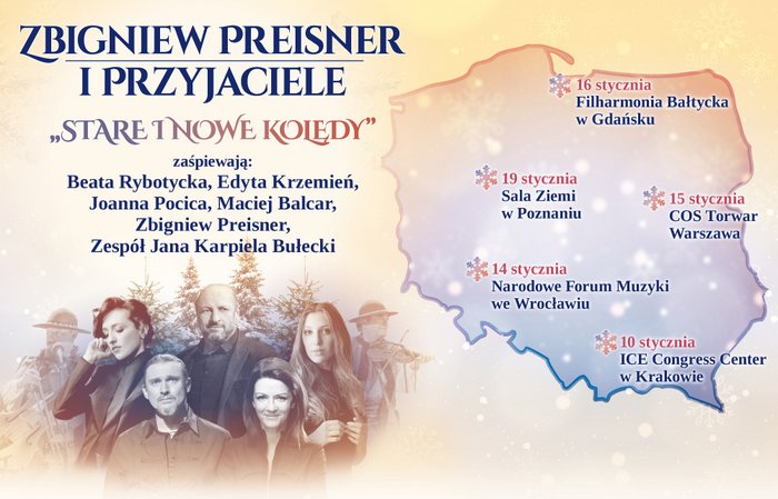 Zbigniew Preisner kolędy, koncerty 2019