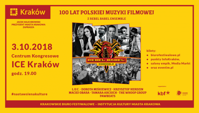 Rebel Babel Ensemble ICE Kraków, muzyka filmowa