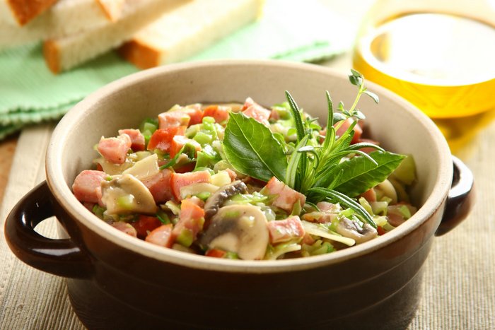 Knorr, Łazanki z białą kapustą i kiełbasą