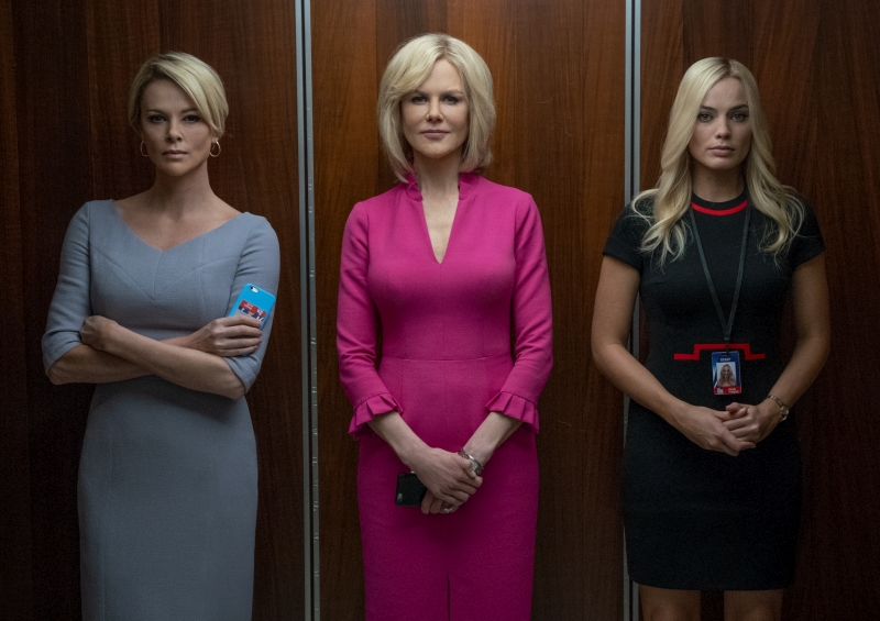 Charlize Theron, Nicole Kidman, Margot Robbie, Gorący temat, film, kino