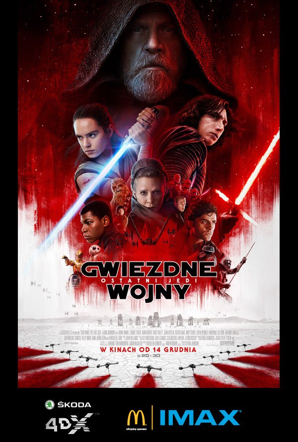 Gwiezdne wojny Ostatni Jedi Cinema City, Imax, Skoda 4DX