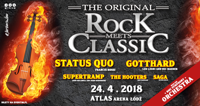 Rock Meets Classic Kraków Arena, Francis Rossi, Leo Leoni & Nic Maeder, John Helliwell & Jesse Siebenberg, Eric Bazilian, Michael Sadler