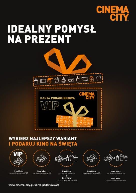 Cinema city karta podarunkowa